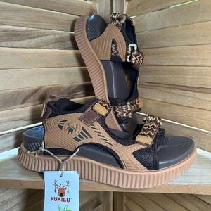 Kuailu Women's Arch Support Orthotic Athletic Sandals